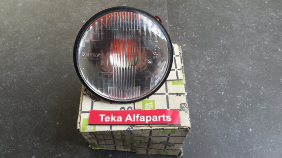 Koplamp Valeo Kinby lic.Carello Faessa 93850013 Alfa Romeo Lancia Fiat NOS - nr. 1