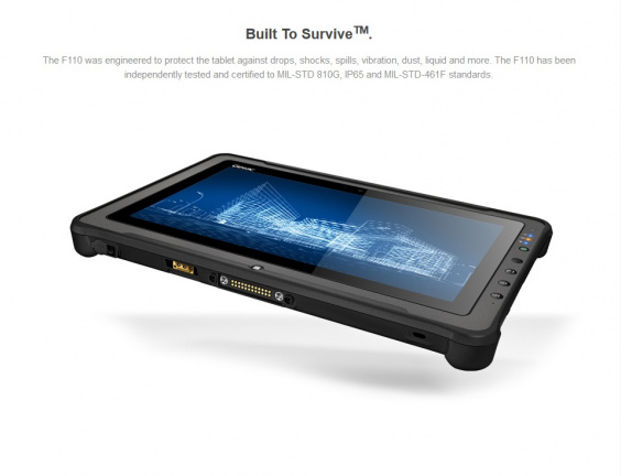 Fully Rugged Tablet Getac F110 G3 Premium Ethernet WLAN Gobi5000 GPS digitizer Win.7 FE21CCLB1HXB