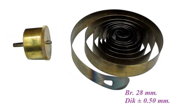 === Veer trommel = Franse pendule = 34513