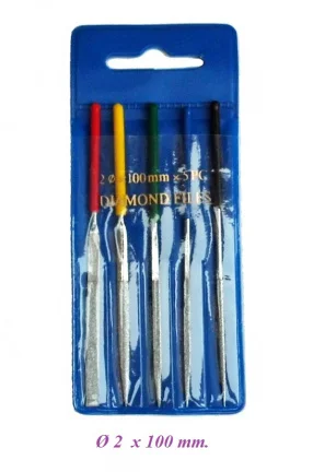 === Diamant Vijltjes = = 5 stuks = nieuw === 34541 - nr. 1