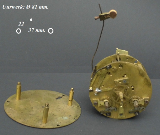 Pendule touwtjes uurw = Samuel Marti 34790