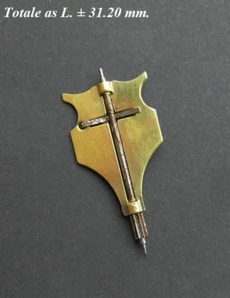 === Windvleugel Franse pendule = oud === 34849