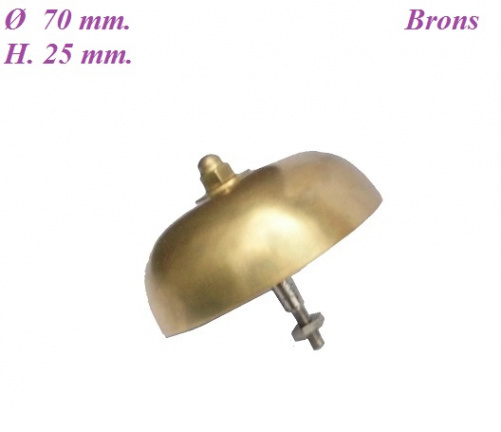 === Klok bel incl. steun = gebruikt === 34837