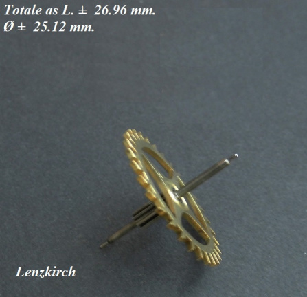 = Ankerrad = 2 gewicht regulateur = Lenzkirch = 34935