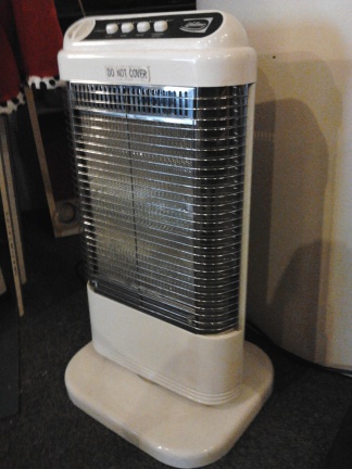 Kachel Halogeen warmte Straler, WIT. >>www.SHOP151.nl - nr. 1