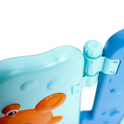 Playpen - grondbox - kunststof ocean blauw 14 panelen - Afbeelding 2