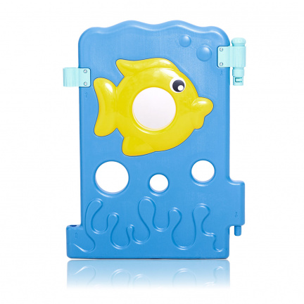 Playpen - grondbox - kunststof ocean blauw 14 panelen - Afbeelding 3