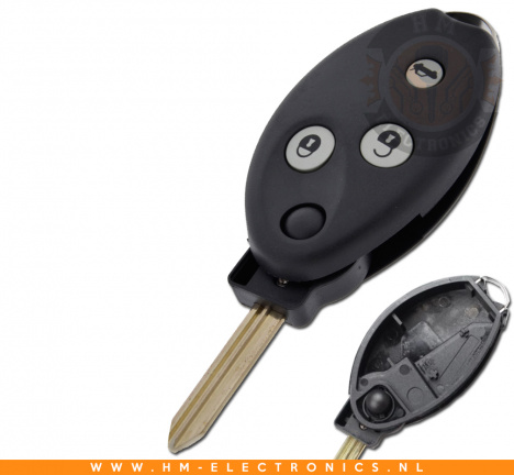 Citroen Xsara autosleutel behuizing vervangen - nr. 1