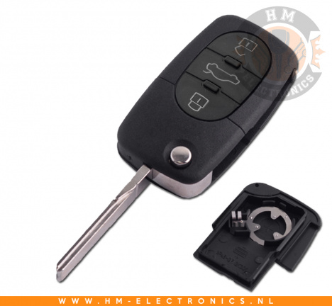 Skoda autosleutel behuizing 3 knoppen vervangen - nr. 1