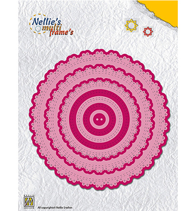 Nellie Snellen, Round Doily-1, nr. MFD107 - nr. 1