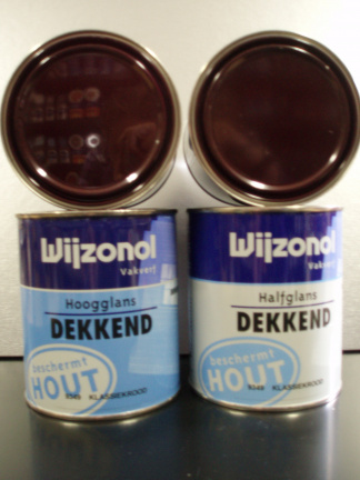 Wijzonol dekkend 9349 klassiekrood - nr. 1
