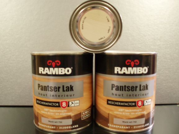 Rambo panterlak hout interieur 750 warm wit - nr. 1
