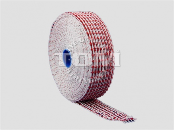 Malla elastica para carne Rojo/blanco Tommallas nl