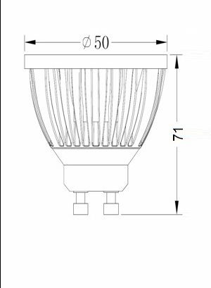 GU10 LED lamp en GU10 Fitting even naar Vocare-ledlight - Afbeelding 4
