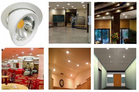 LED plafondlamp downlight spot kantel en draaibaar - Afbeelding 8