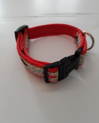 Zachte Cushioned Webbing halsband. - Afbeelding 3