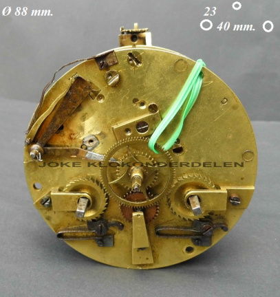 === Pendule uurwerk voor onderdelen = oud === 35851