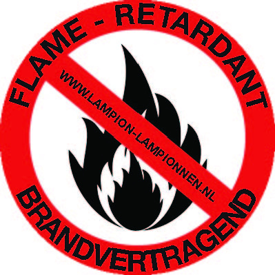 Brandvertragende lampion, brand werende lampionnen, led lampions, event styling - Afbeelding 2