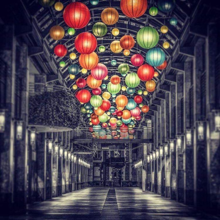 Nylon lampionnen, weerbestendige lampion,led lampion voor buiten, huwelijk styling decoratie - Afbeelding 5