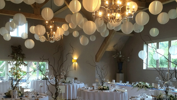 Nylon lampionnen, weerbestendige lampion,led lampion voor buiten, huwelijk styling decoratie - Afbeelding 2