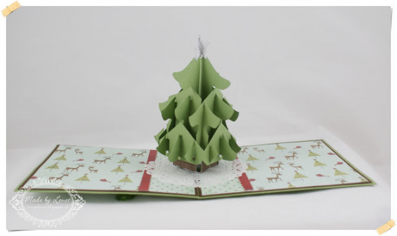 Merry Christmas, popup kaart - Afbeelding 2