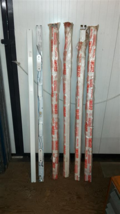 partij van 6 stuks tl balken nieuw 2x 58 watt opbouw - nr. 1