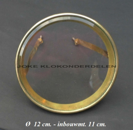 Franse pendule deur = geslepen glas = 36006