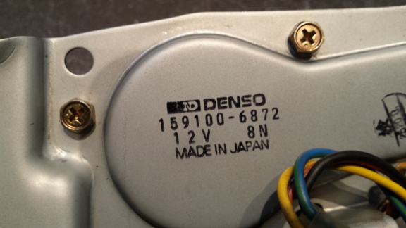 Suzuki Alto III EF Ruitenwissermotor Denso 159100-6872 Wiper motor Used - Afbeelding 4
