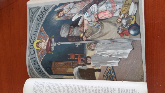 Antiek Boek "Die Gartenlaube" uit 1895 met tekeningen, illustraties en bladmuziek door Ernst Keil - Afbeelding 6