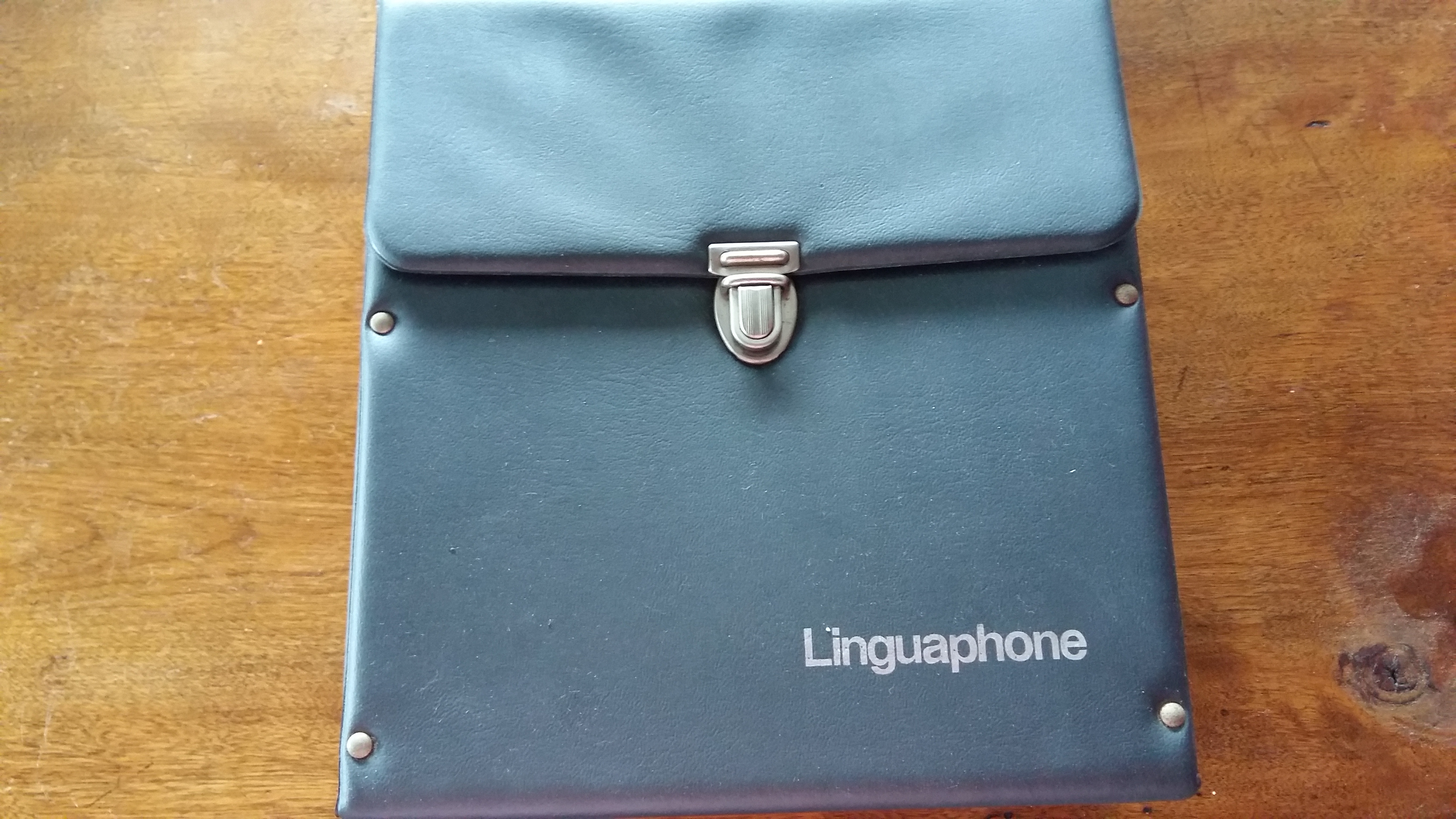 Cursus Engels op Vinyl single Linguaphone incl. lesboekjes