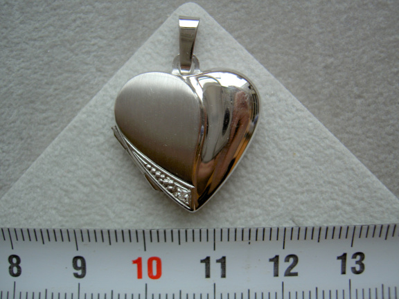 Zilver 20 mm medaillon relief