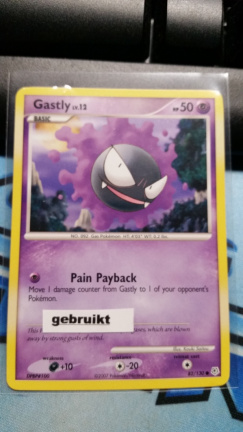 Gastly 82/130 Diamond and Pearl Base Set gebruikt - nr. 1