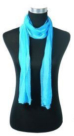 Gestreepte sjaals effen kleur dunne trendy dames sjaals wit, oranje, bruin - Afbeelding 2