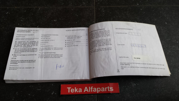 Nissan Almera Instructieboekje / Owner's Manual / 2000 Used - Afbeelding 6