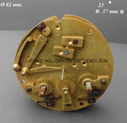=== Pendule uurwerk voor onderdelen = oud === 36116
