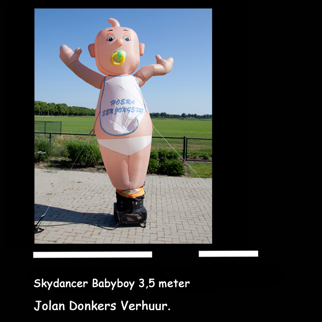 Baby geboren! huur Opblaasbaby 4 meter