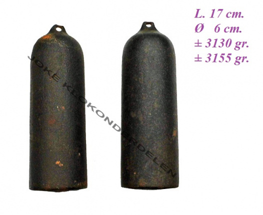 === 2 Klok gewichten = oud === 36193