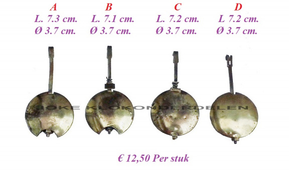 === Slinger = pendule = gebruikt === 36206 A B C
