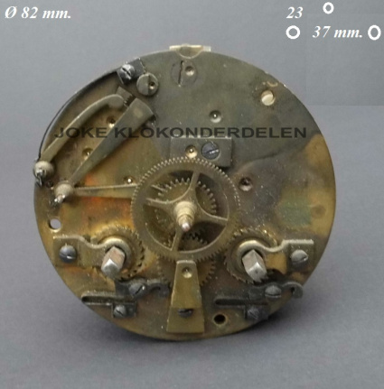 Frans pendule uurwerk =zie omschrijving =36255