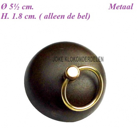 === Klok bel incl. steun = gebruikt === 36280