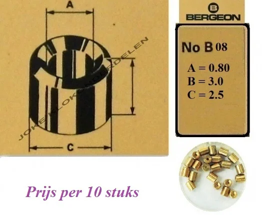 = Bergeon bouchons = B 08 = Messing-- 31821