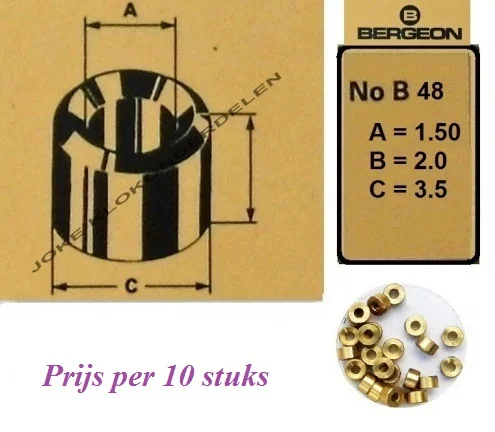 = Bergeon bouchons = B 48 = Brons = 31794