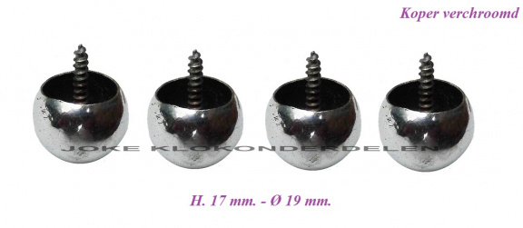 === 4 Klokstel pootjes = oud === 36317
