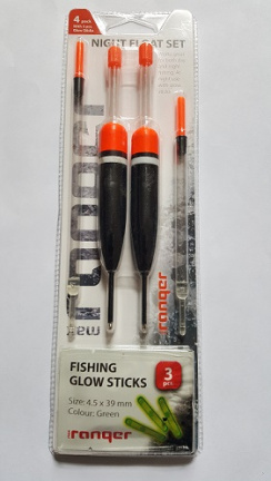 dobber set met glow sticks nieuw - nr. 1