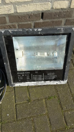 Bouwlamp verstraler terreinverlichting 400 watt - Afbeelding 4