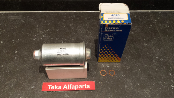 Fiat Punto Croma Lancia Thema Benzinefilter M&D 4020 NOS - nr. 1