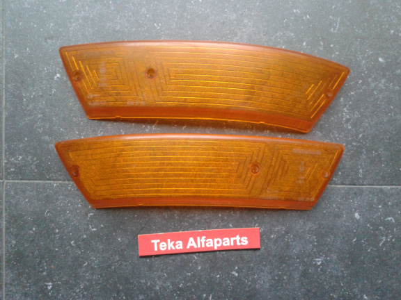 Alfa Spider Oldtimer SET knipperlichtglaasjes Used - nr. 1