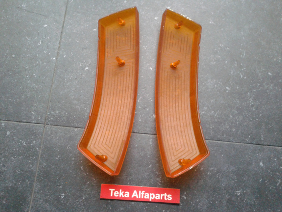 Alfa Spider Oldtimer SET knipperlichtglaasjes Used - Afbeelding 3