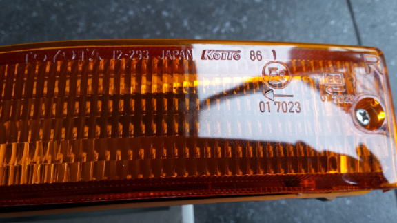 Toyota Corolla E90 (87-91) Knipperlicht Indicator Koito 12-293 Rechts NOS - Afbeelding 7