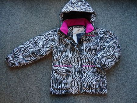 RUCANOR Ski Jack allover PRINT Zwart/Wit maat 128 of 152* - nr. 1